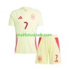 Maillot de Foot Espagne Alvaro Morata 7 Extérieur UEFA EURO 2024 - Enfant